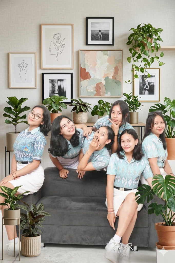 Foto Studio Kenangan Sahabat Sekolah SMA Batik